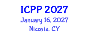 International Conference on Pedagogy and Psychology (ICPP) January 16, 2027 - Nicosia, Cyprus International Conference on Pedagogy and Psychology (ICPP) January 16, 2027 - Nicosia, Cyprus
