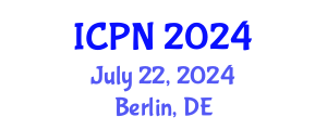 International Conference on Pediatric Nephrology (ICPN) July 22, 2024 - Berlin, Germany