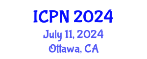 International Conference on Pediatric Neurology (ICPN) July 11, 2024 - Ottawa, Canada