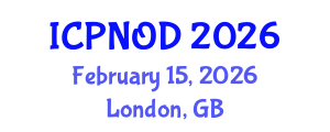 International Conference on Pediatric Nutrition, Obesity and Diabetes (ICPNOD) February 15, 2026 - London, United Kingdom