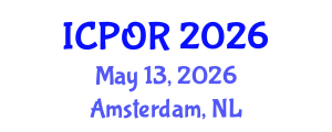 International Conference on Pediatric Ophthalmology and Retinoblastoma (ICPOR) May 13, 2026 - Amsterdam, Netherlands