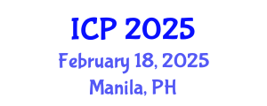 International Conference on Pediatrics (ICP) February 18, 2025 - Manila, Philippines