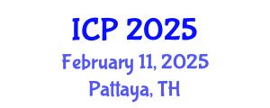 International Conference on Pediatrics (ICP) February 11, 2025 - Pattaya, Thailand