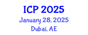 International Conference on Pediatrics (ICP) January 28, 2025 - Dubai, United Arab Emirates