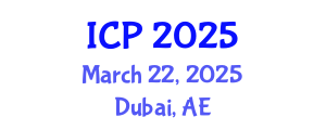 International Conference on Pediatrics (ICP) March 22, 2025 - Dubai, United Arab Emirates