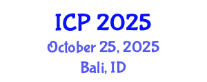 International Conference on Pediatrics (ICP) October 25, 2025 - Bali, Indonesia