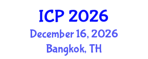 International Conference on Pediatrics (ICP) December 16, 2026 - Bangkok, Thailand International Conference on Pediatrics (ICP) December 16, 2026 - Bangkok, Thailand