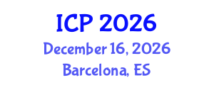 International Conference on Pediatrics (ICP) December 16, 2026 - Barcelona, Spain International Conference on Pediatrics (ICP) December 16, 2026 - Barcelona, Spain