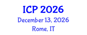 International Conference on Pediatrics (ICP) December 13, 2026 - Rome, Italy International Conference on Pediatrics (ICP) December 13, 2026 - Rome, Italy