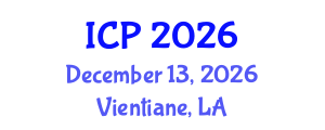 International Conference on Pediatrics (ICP) December 13, 2026 - Vientiane, Laos International Conference on Pediatrics (ICP) December 13, 2026 - Vientiane, Laos
