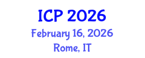 International Conference on Pediatrics (ICP) February 16, 2026 - Rome, Italy International Conference on Pediatrics (ICP) February 16, 2026 - Rome, Italy