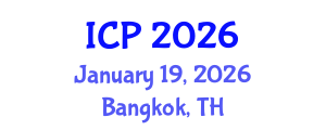 International Conference on Pediatrics (ICP) January 19, 2026 - Bangkok, Thailand International Conference on Pediatrics (ICP) January 19, 2026 - Bangkok, Thailand