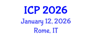 International Conference on Pediatrics (ICP) January 12, 2026 - Rome, Italy International Conference on Pediatrics (ICP) January 12, 2026 - Rome, Italy