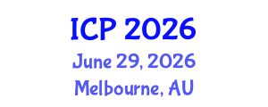International Conference on Pediatrics (ICP) June 29, 2026 - Melbourne, Australia International Conference on Pediatrics (ICP) June 29, 2026 - Melbourne, Australia