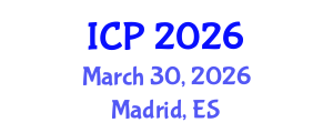International Conference on Pediatrics (ICP) March 30, 2026 - Madrid, Spain International Conference on Pediatrics (ICP) March 30, 2026 - Madrid, Spain