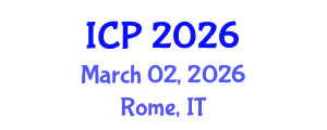International Conference on Pediatrics (ICP) March 02, 2026 - Rome, Italy International Conference on Pediatrics (ICP) March 02, 2026 - Rome, Italy