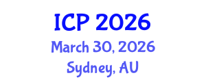 International Conference on Pediatrics (ICP) March 30, 2026 - Sydney, Australia International Conference on Pediatrics (ICP) March 30, 2026 - Sydney, Australia