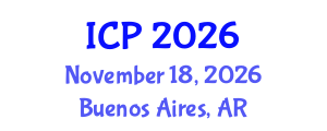 International Conference on Pediatrics (ICP) November 18, 2026 - Buenos Aires, Argentina International Conference on Pediatrics (ICP) November 18, 2026 - Buenos Aires, Argentina