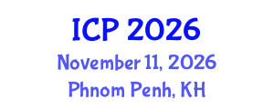 International Conference on Pediatrics (ICP) November 11, 2026 - Phnom Penh, Cambodia International Conference on Pediatrics (ICP) November 11, 2026 - Phnom Penh, Cambodia