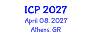 International Conference on Pediatrics (ICP) April 08, 2027 - Athens, Greece International Conference on Pediatrics (ICP) April 08, 2027 - Athens, Greece