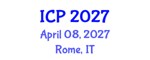 International Conference on Pediatrics (ICP) April 08, 2027 - Rome, Italy International Conference on Pediatrics (ICP) April 08, 2027 - Rome, Italy