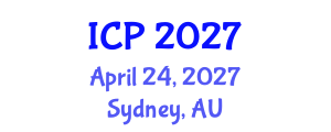 International Conference on Pediatrics (ICP) April 24, 2027 - Sydney, Australia International Conference on Pediatrics (ICP) April 24, 2027 - Sydney, Australia