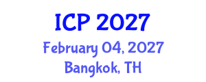 International Conference on Pediatrics (ICP) February 04, 2027 - Bangkok, Thailand International Conference on Pediatrics (ICP) February 04, 2027 - Bangkok, Thailand