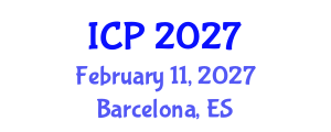 International Conference on Pediatrics (ICP) February 11, 2027 - Barcelona, Spain International Conference on Pediatrics (ICP) February 11, 2027 - Barcelona, Spain