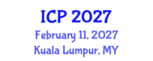 International Conference on Pediatrics (ICP) February 11, 2027 - Kuala Lumpur, Malaysia International Conference on Pediatrics (ICP) February 11, 2027 - Kuala Lumpur, Malaysia