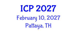 International Conference on Pediatrics (ICP) February 10, 2027 - Pattaya, Thailand International Conference on Pediatrics (ICP) February 10, 2027 - Pattaya, Thailand