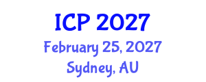 International Conference on Pediatrics (ICP) February 25, 2027 - Sydney, Australia International Conference on Pediatrics (ICP) February 25, 2027 - Sydney, Australia
