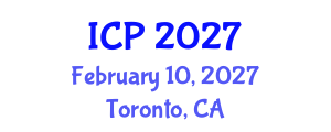 International Conference on Pediatrics (ICP) February 10, 2027 - Toronto, Canada International Conference on Pediatrics (ICP) February 10, 2027 - Toronto, Canada