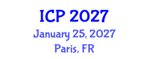 International Conference on Pediatrics (ICP) January 25, 2027 - Paris, France International Conference on Pediatrics (ICP) January 25, 2027 - Paris, France