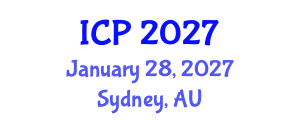 International Conference on Pediatrics (ICP) January 28, 2027 - Sydney, Australia International Conference on Pediatrics (ICP) January 28, 2027 - Sydney, Australia