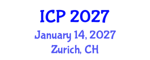 International Conference on Pediatrics (ICP) January 14, 2027 - Zurich, Switzerland International Conference on Pediatrics (ICP) January 14, 2027 - Zurich, Switzerland