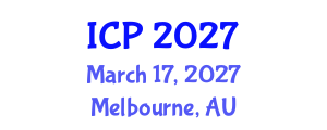 International Conference on Pediatrics (ICP) March 17, 2027 - Melbourne, Australia International Conference on Pediatrics (ICP) March 17, 2027 - Melbourne, Australia