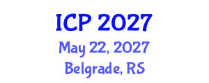 International Conference on Pediatrics (ICP) May 22, 2027 - Belgrade, Serbia International Conference on Pediatrics (ICP) May 22, 2027 - Belgrade, Serbia