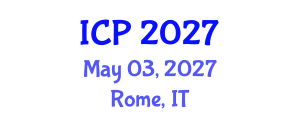 International Conference on Pediatrics (ICP) May 03, 2027 - Rome, Italy International Conference on Pediatrics (ICP) May 03, 2027 - Rome, Italy