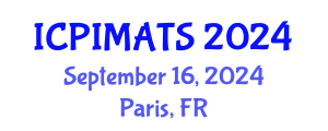 International Conference on Pediatrics, Internal Medicine and Advanced Treatment Strategies (ICPIMATS) September 16, 2024 - Paris, France