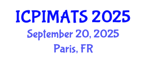 International Conference on Pediatrics, Internal Medicine and Advanced Treatment Strategies (ICPIMATS) September 20, 2025 - Paris, France