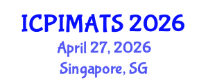 International Conference on Pediatrics, Internal Medicine and Advanced Treatment Strategies (ICPIMATS) April 27, 2026 - Singapore, Singapore International Conference on Pediatrics, Internal Medicine and Advanced Treatment Strategies (ICPIMATS) April 27, 2026 - Singapore, Singapore
