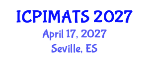 International Conference on Pediatrics, Internal Medicine and Advanced Treatment Strategies (ICPIMATS) April 17, 2027 - Seville, Spain International Conference on Pediatrics, Internal Medicine and Advanced Treatment Strategies (ICPIMATS) April 17, 2027 - Seville, Spain
