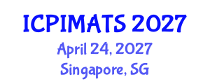 International Conference on Pediatrics, Internal Medicine and Advanced Treatment Strategies (ICPIMATS) April 24, 2027 - Singapore, Singapore International Conference on Pediatrics, Internal Medicine and Advanced Treatment Strategies (ICPIMATS) April 24, 2027 - Singapore, Singapore