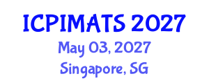 International Conference on Pediatrics, Internal Medicine and Advanced Treatment Strategies (ICPIMATS) May 03, 2027 - Singapore, Singapore International Conference on Pediatrics, Internal Medicine and Advanced Treatment Strategies (ICPIMATS) May 03, 2027 - Singapore, Singapore