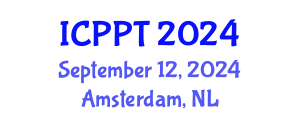 International Conference on Personality Psychology and Theories (ICPPT) September 12, 2024 - Amsterdam, Netherlands