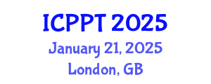 International Conference on Personality Psychology and Theories (ICPPT) January 21, 2025 - London, United Kingdom