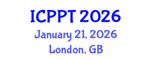 International Conference on Personality Psychology and Theories (ICPPT) January 21, 2026 - London, United Kingdom