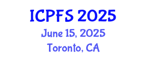 International Conference on Pesticide, Fertilizer and Seed (ICPFS) June 15, 2025 - Toronto, Canada