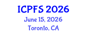 International Conference on Pesticide, Fertilizer and Seed (ICPFS) June 15, 2026 - Toronto, Canada