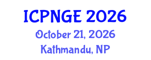 International Conference on Petroleum and Natural Gas Engineering (ICPNGE) October 21, 2026 - Kathmandu, Nepal International Conference on Petroleum and Natural Gas Engineering (ICPNGE) October 21, 2026 - Kathmandu, Nepal
